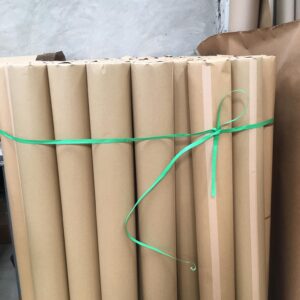 Natural Jumbo Kraft Paper, 100% Virgin Wood Pulp in Rolls and Sheets